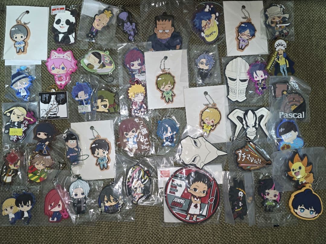 アニメ　ゲーム　ラバーグッズまとめ　390点