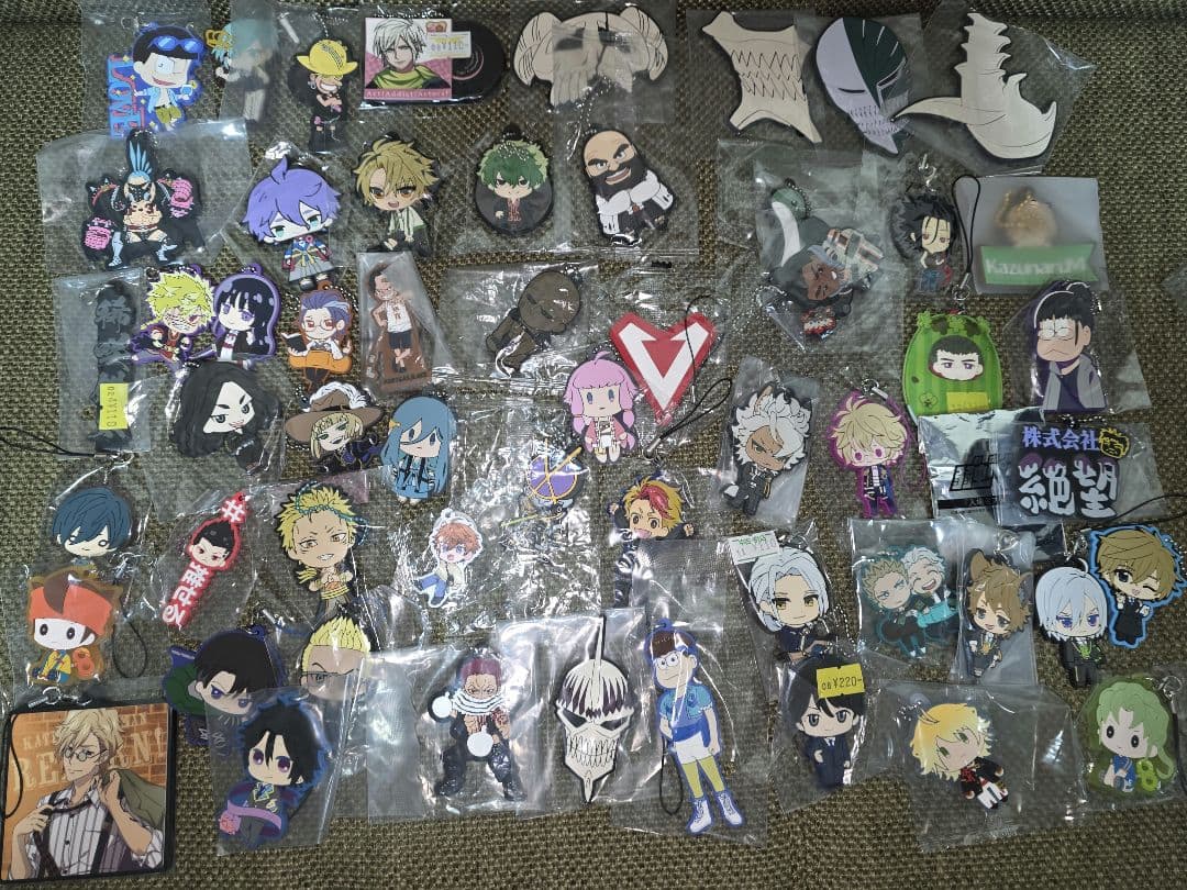 アニメ　ゲーム　ラバーグッズまとめ　390点
