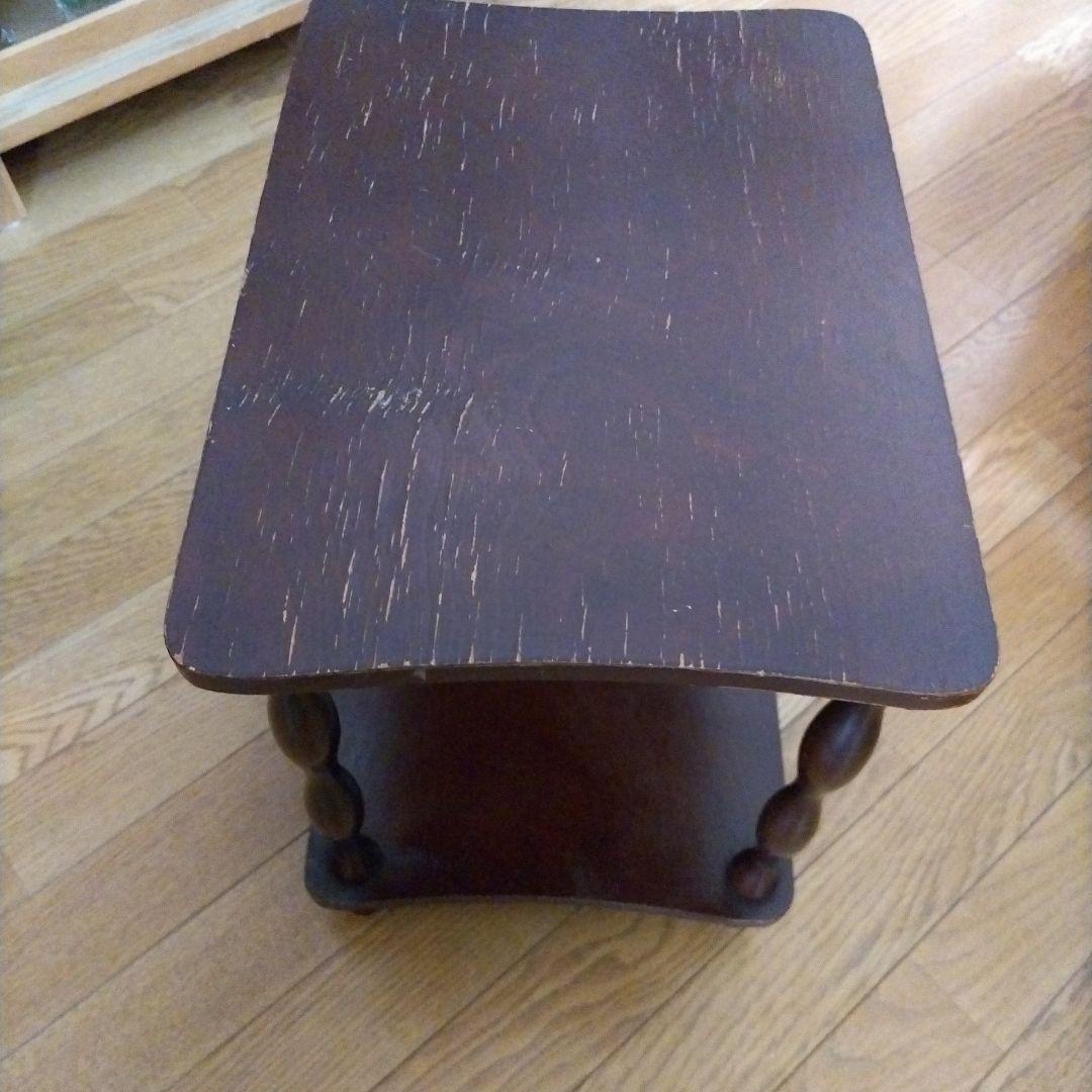 アンティーク レトロ ２段 棚