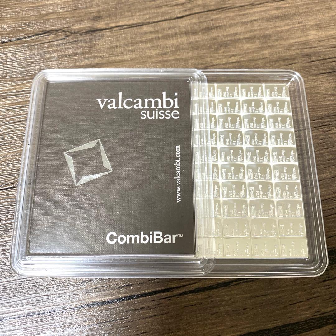 新品未開封　スイス ヴァルカンビ Valcsmbi シルバー　1g x 100個