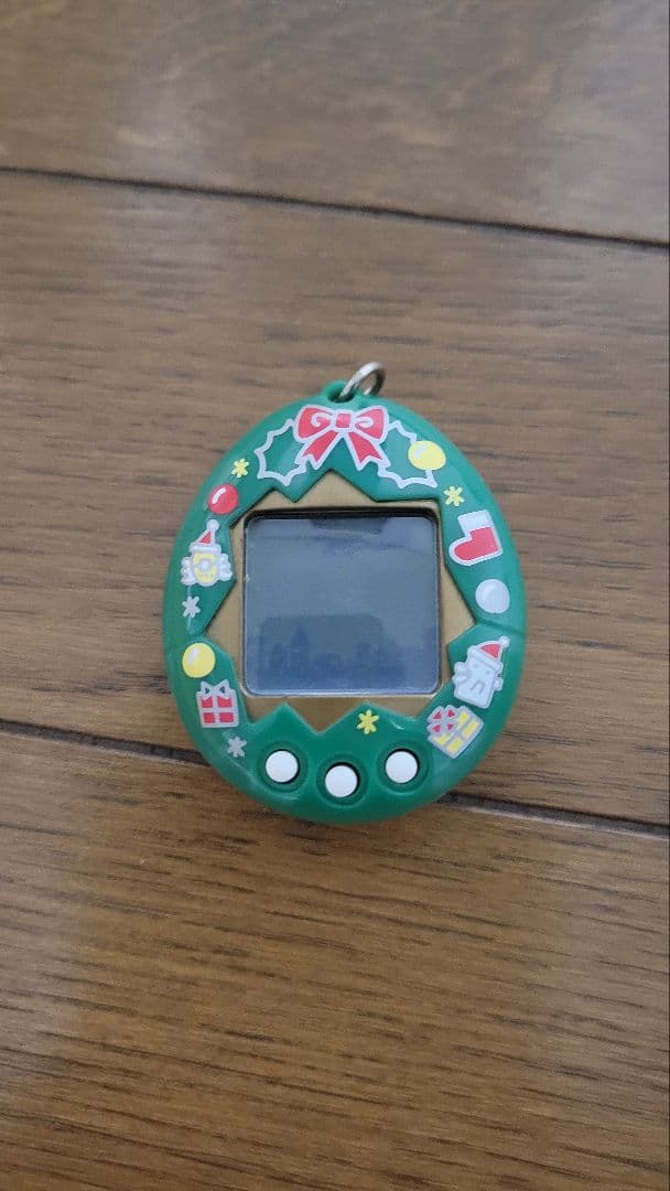 サンタクロッちのたまごっち　クリスマスデザイン 1998年製　サンタクロっち　緑