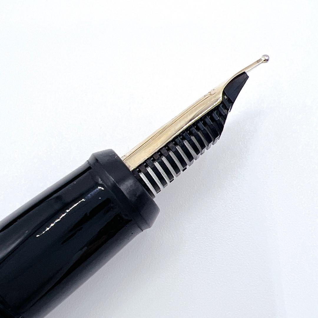大橋堂 OHASIDO レジン 万年筆 14K J.S.U 1912 ブラック