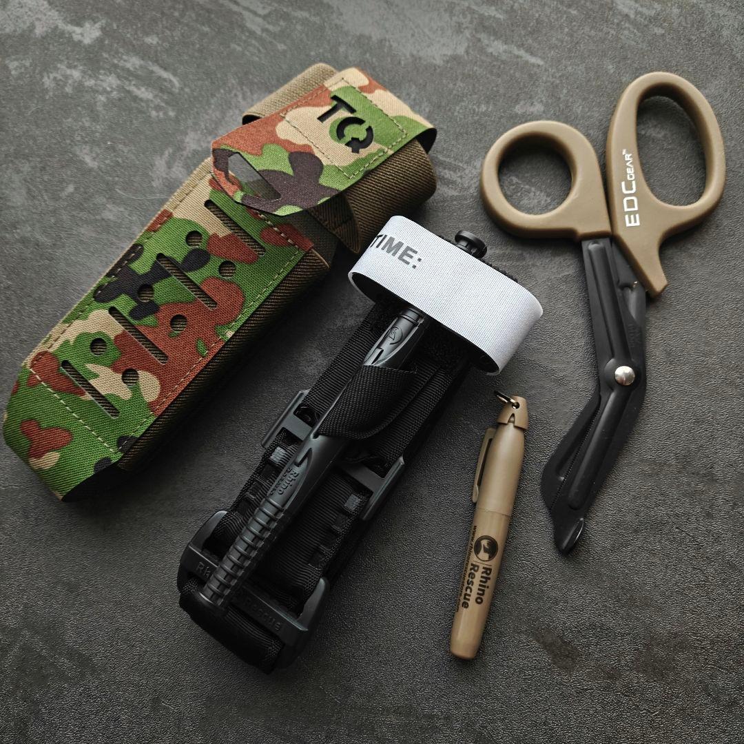 新品実物 米国FDA認証 RHINO TACTICAL 止血帯セット 自衛隊