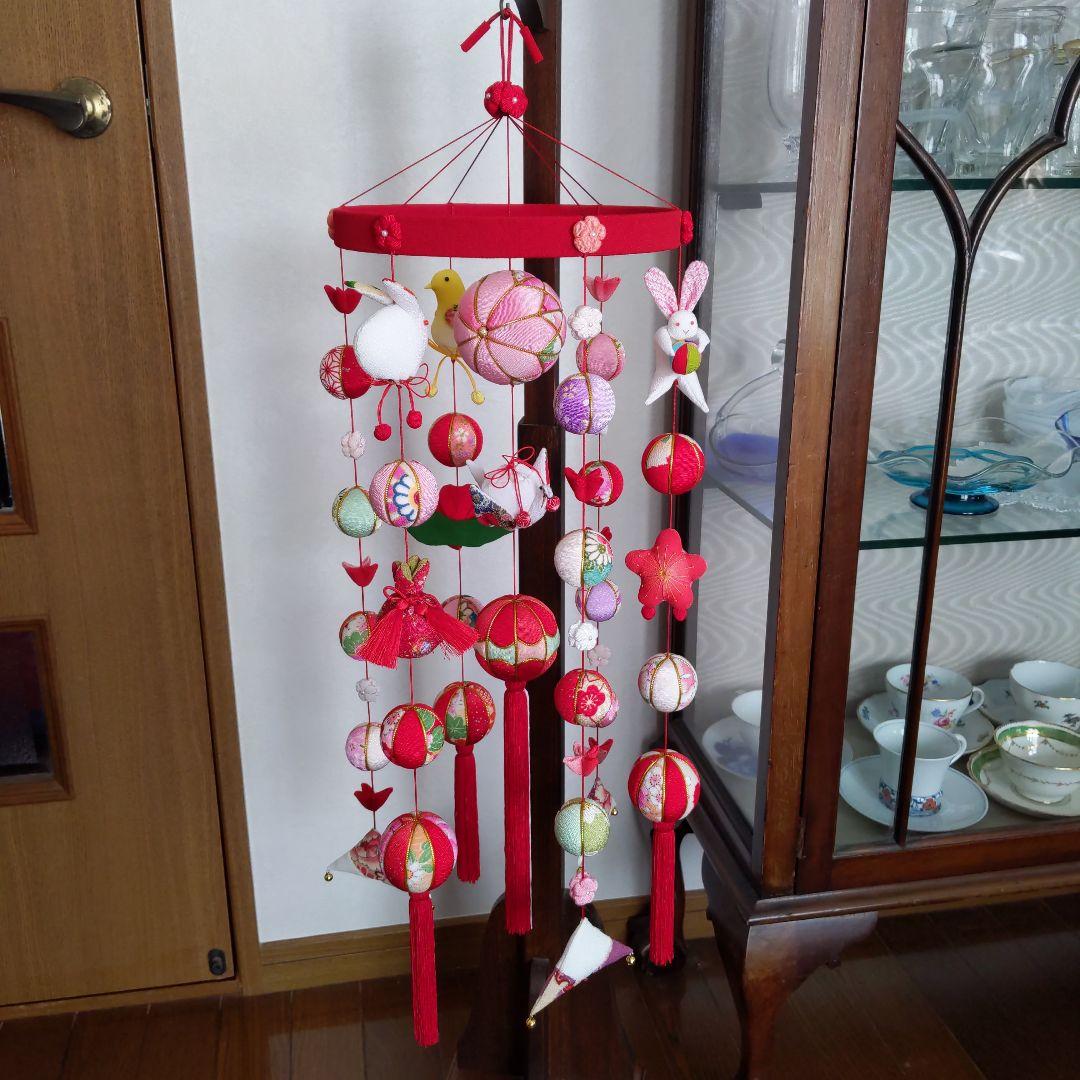 ちりめん細工　お雛様下げ飾りさげもん hirorin