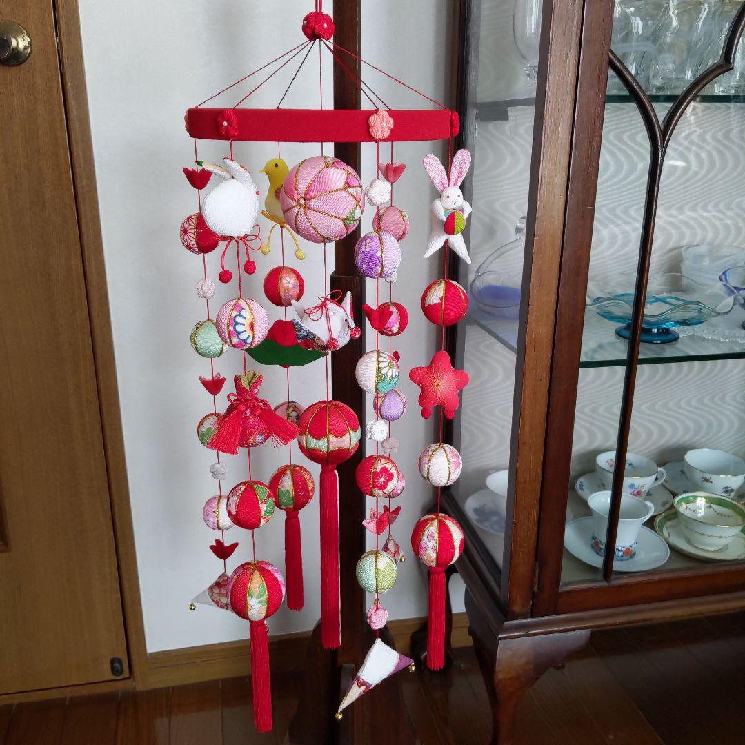 ちりめん細工　お雛様下げ飾りさげもん hirorin
