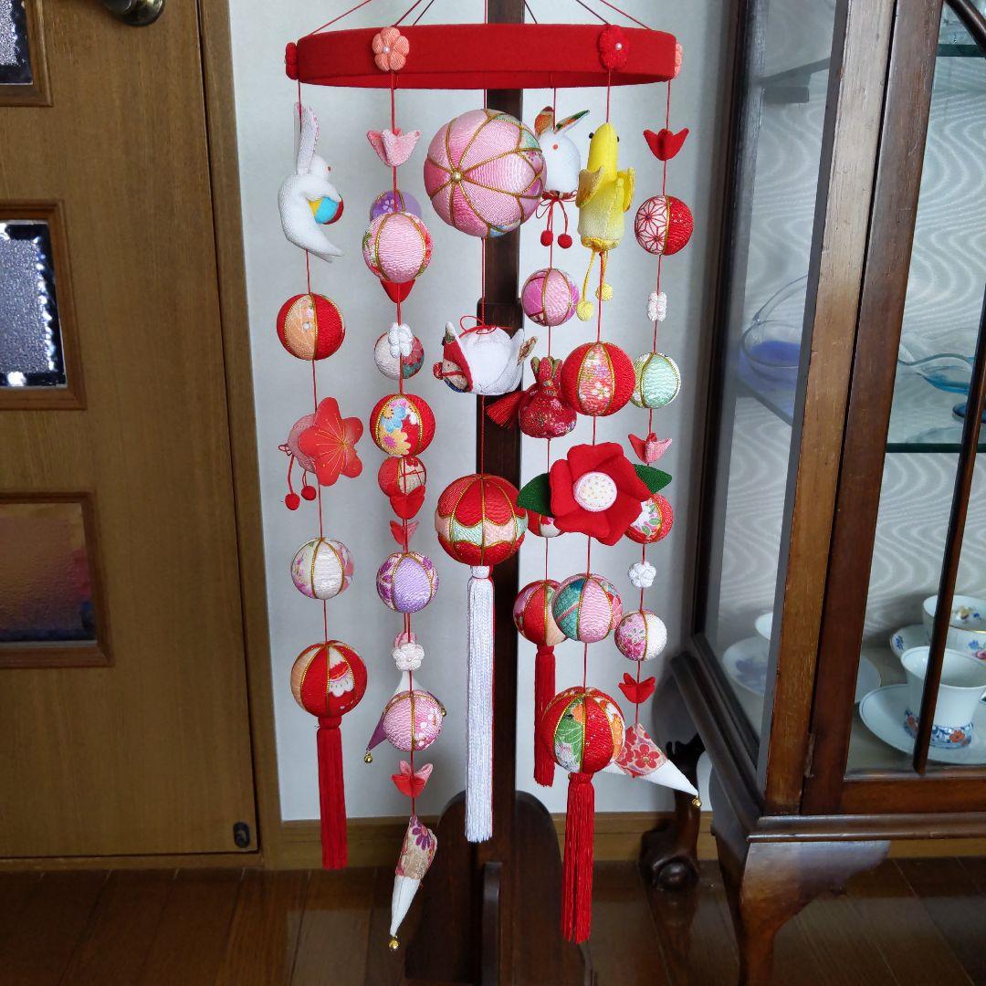 ちりめん細工　お雛様下げ飾りさげもん hirorin
