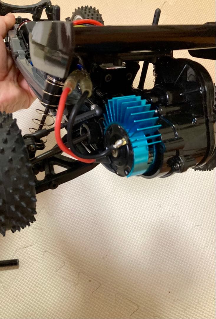 タミヤDT-03二駆バギーフルセット 前後DT-04ナックル（前六角ハブ）化