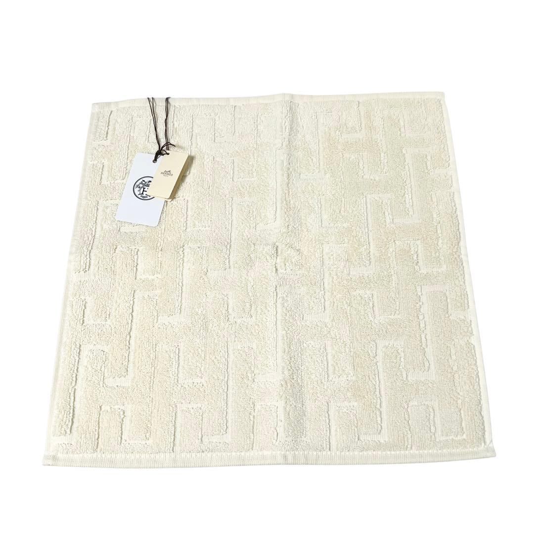 HERMES エルメス ステアーズ ハンドタオル 2枚セット 未使用 箱付き