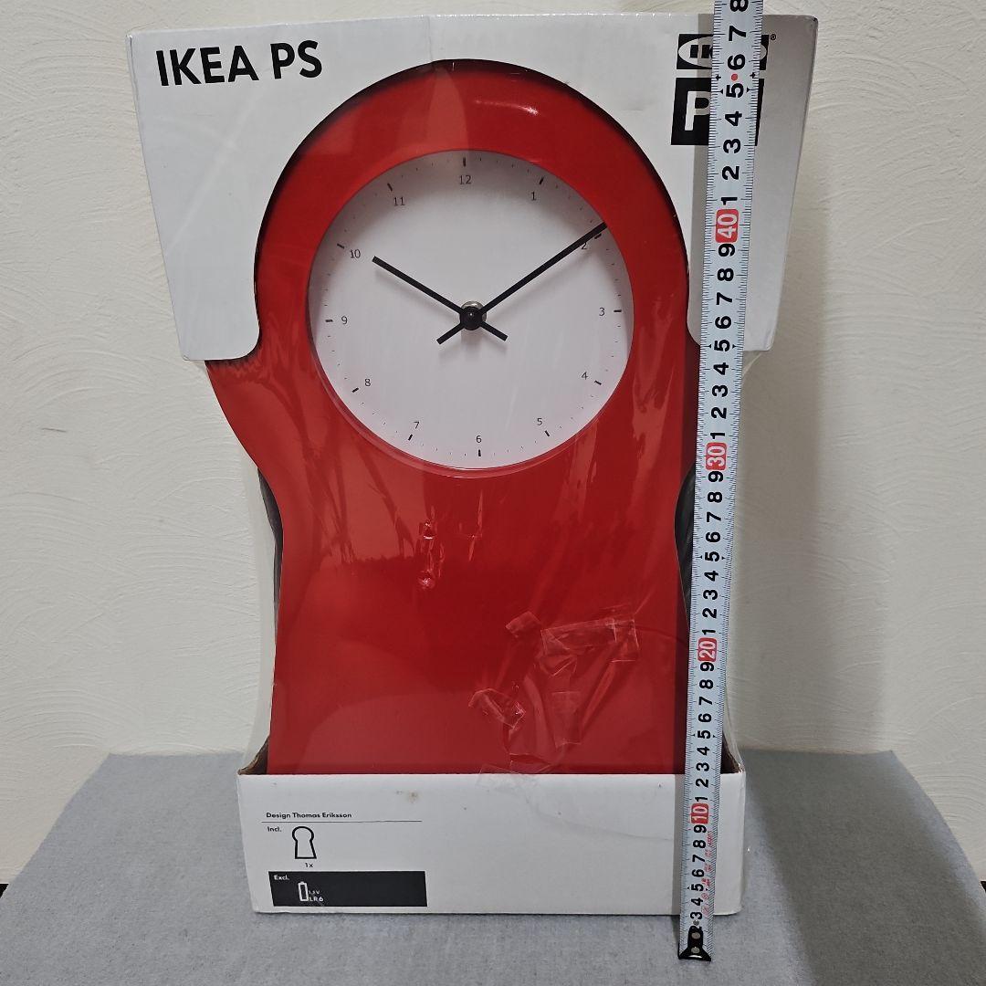 ★希少レアほぼ未使用★北欧IKEA (廃盤品)鍵穴型 掛時計 置時計 収納