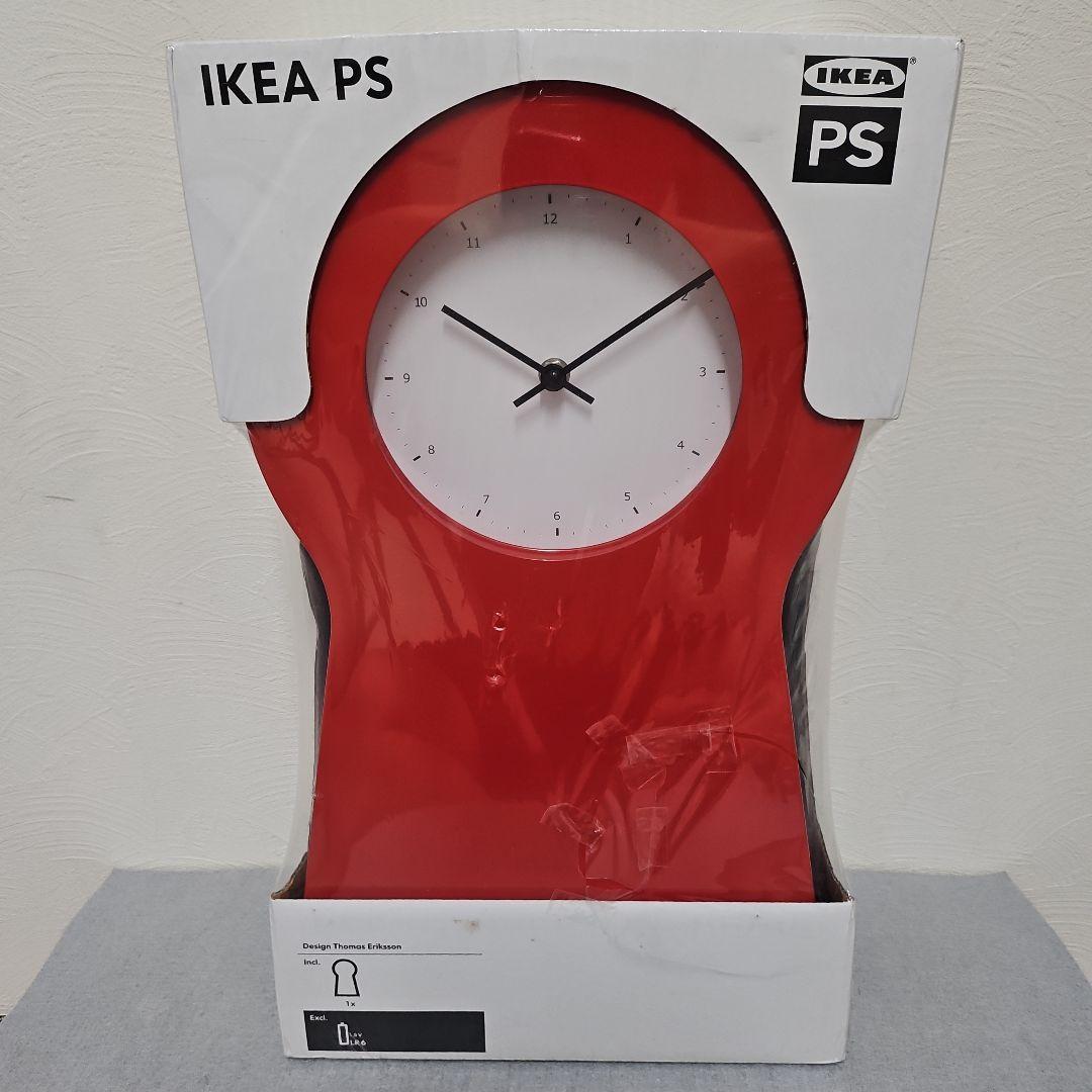 ★希少レアほぼ未使用★北欧IKEA (廃盤品)鍵穴型 掛時計 置時計 収納