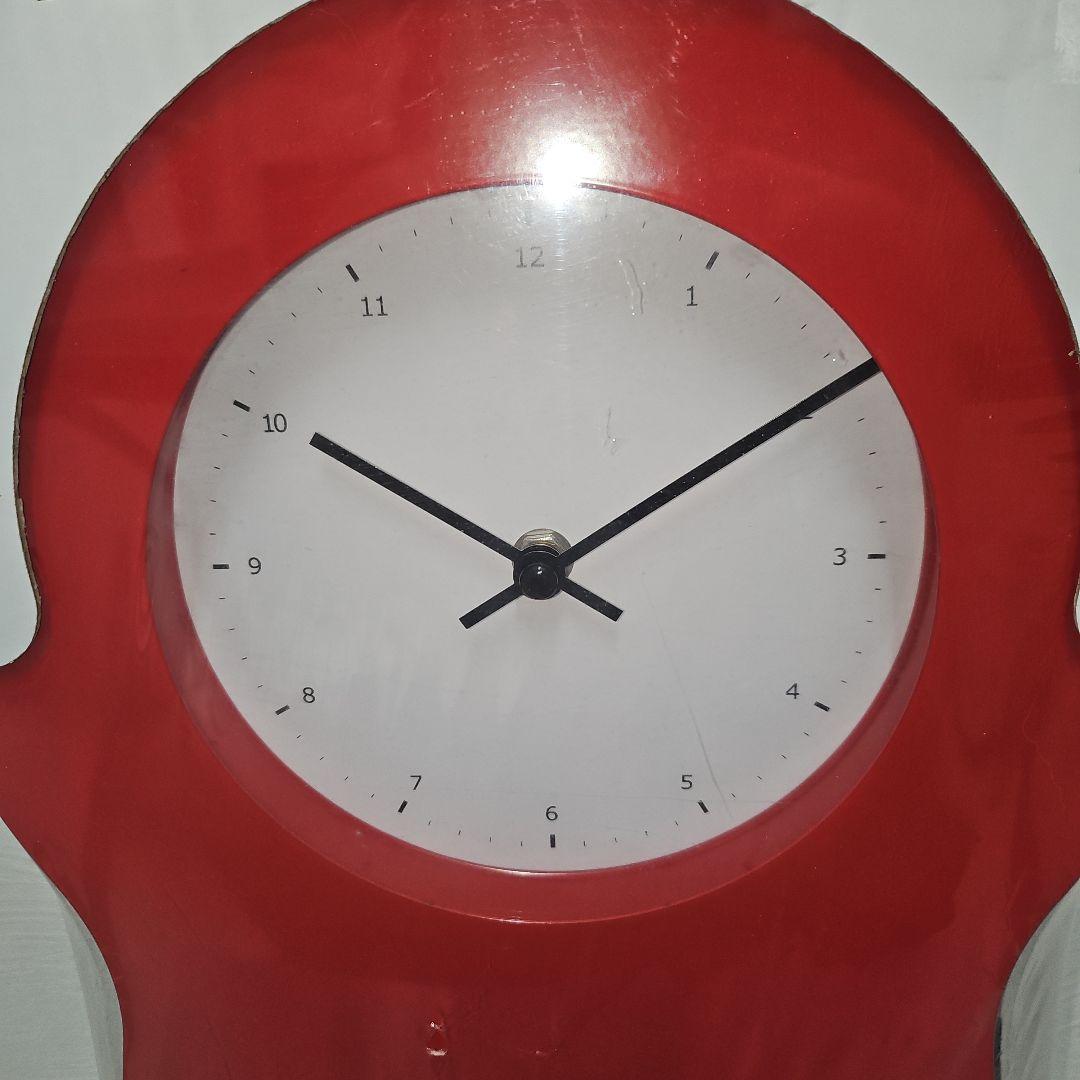 ★希少レアほぼ未使用★北欧IKEA (廃盤品)鍵穴型 掛時計 置時計 収納