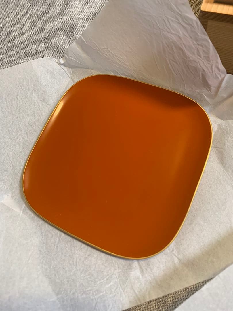 象彦 ZOHIKO 銘々皿 溜塗 金縁 未使用 木箱入 菓子皿 上質ヴィンテージ