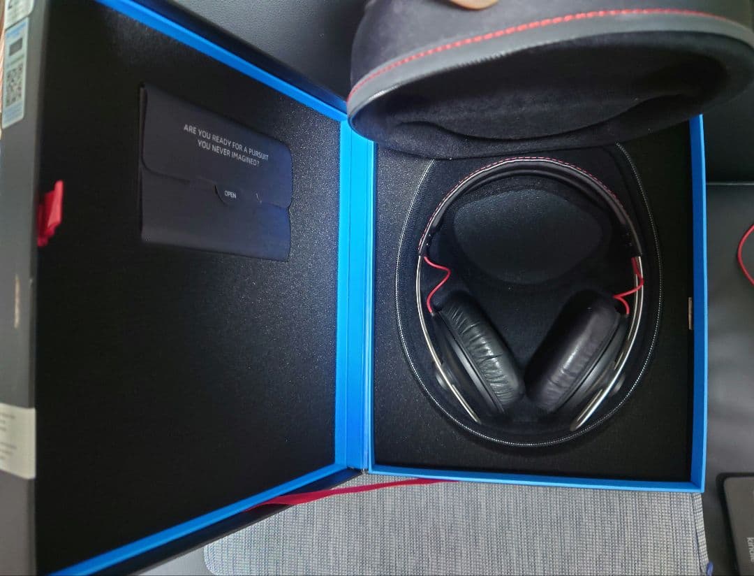 Sennheiser Momentum Black 箱付き+3,5mmリケーブル