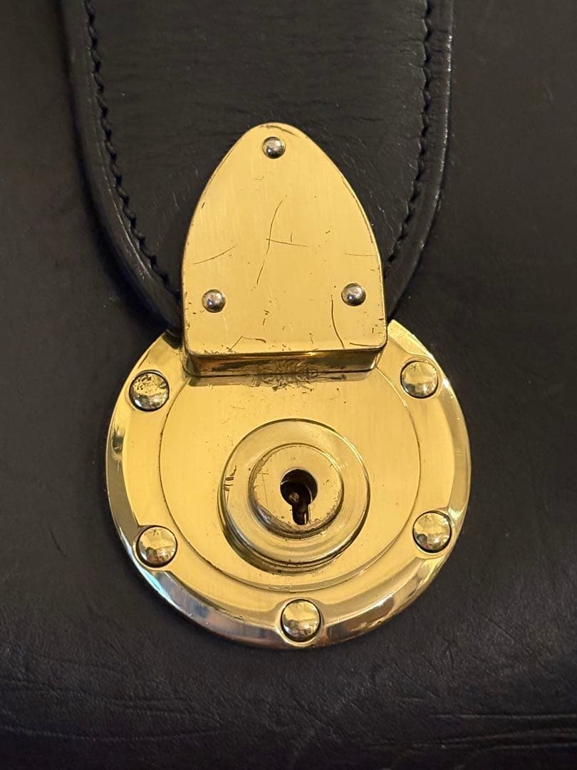 【岡ちゃん専用 】【美品】万双 ダレスバッグ 三つマチ ブラック