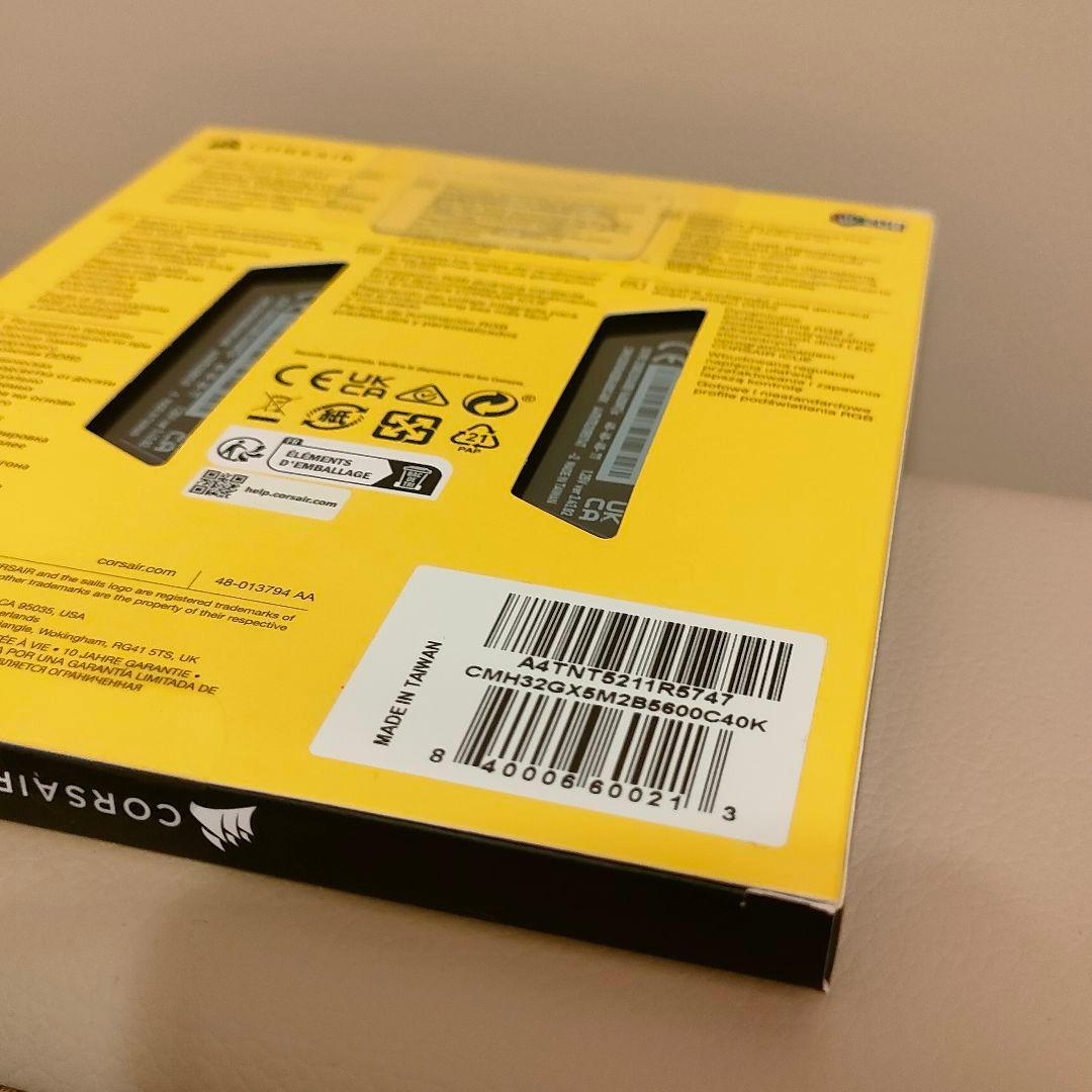 新品　CORSAIR DDR5 32GB（16GB×2）5600MHz