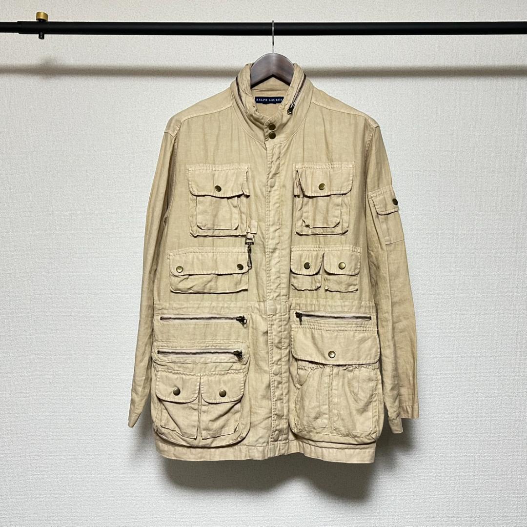 r*a様 90s Ralph Lauren リネン フォトグラファージャケット