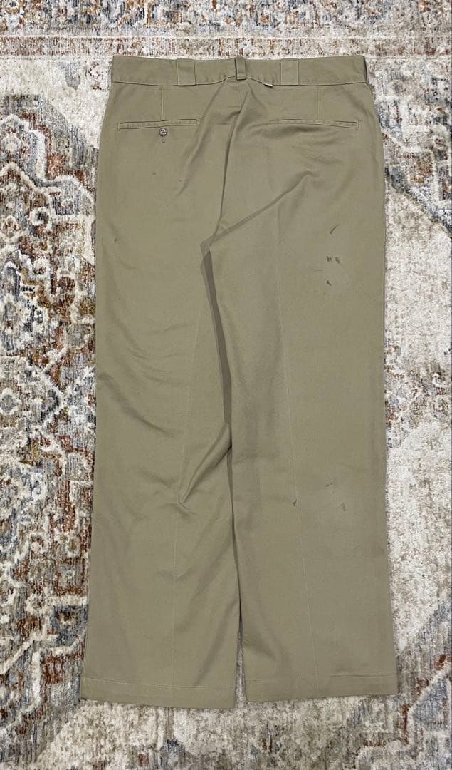 80s ディッキーズ 874 カーキ チビタグ USA製 ゴールデンサイズ