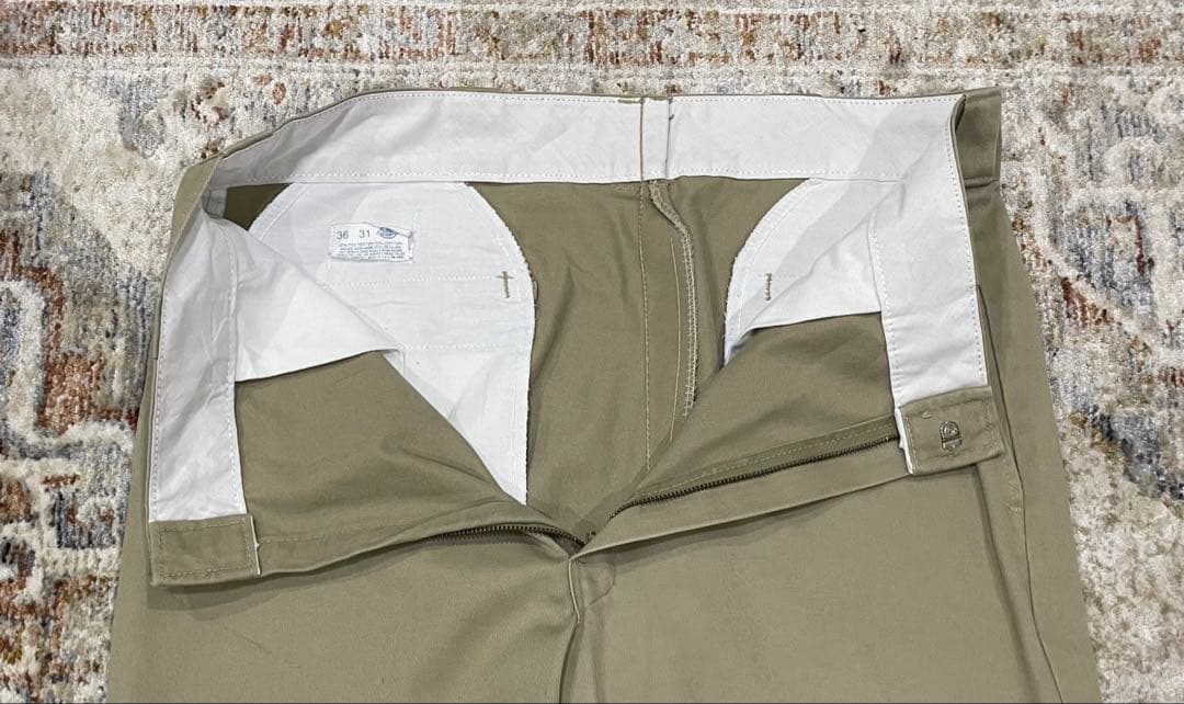 80s ディッキーズ 874 カーキ チビタグ USA製 ゴールデンサイズ