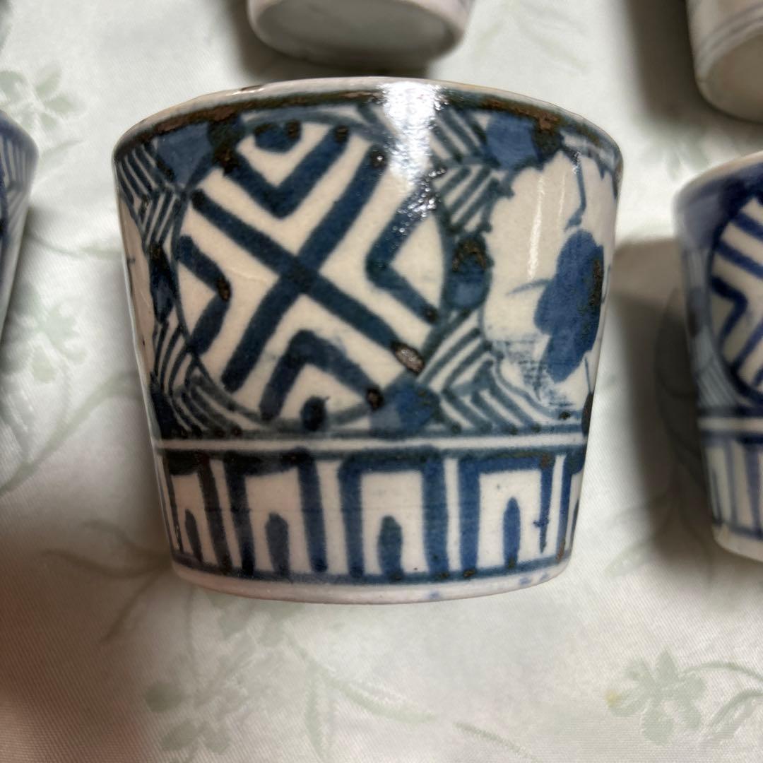 蕎麦猪口６個江戸、明治