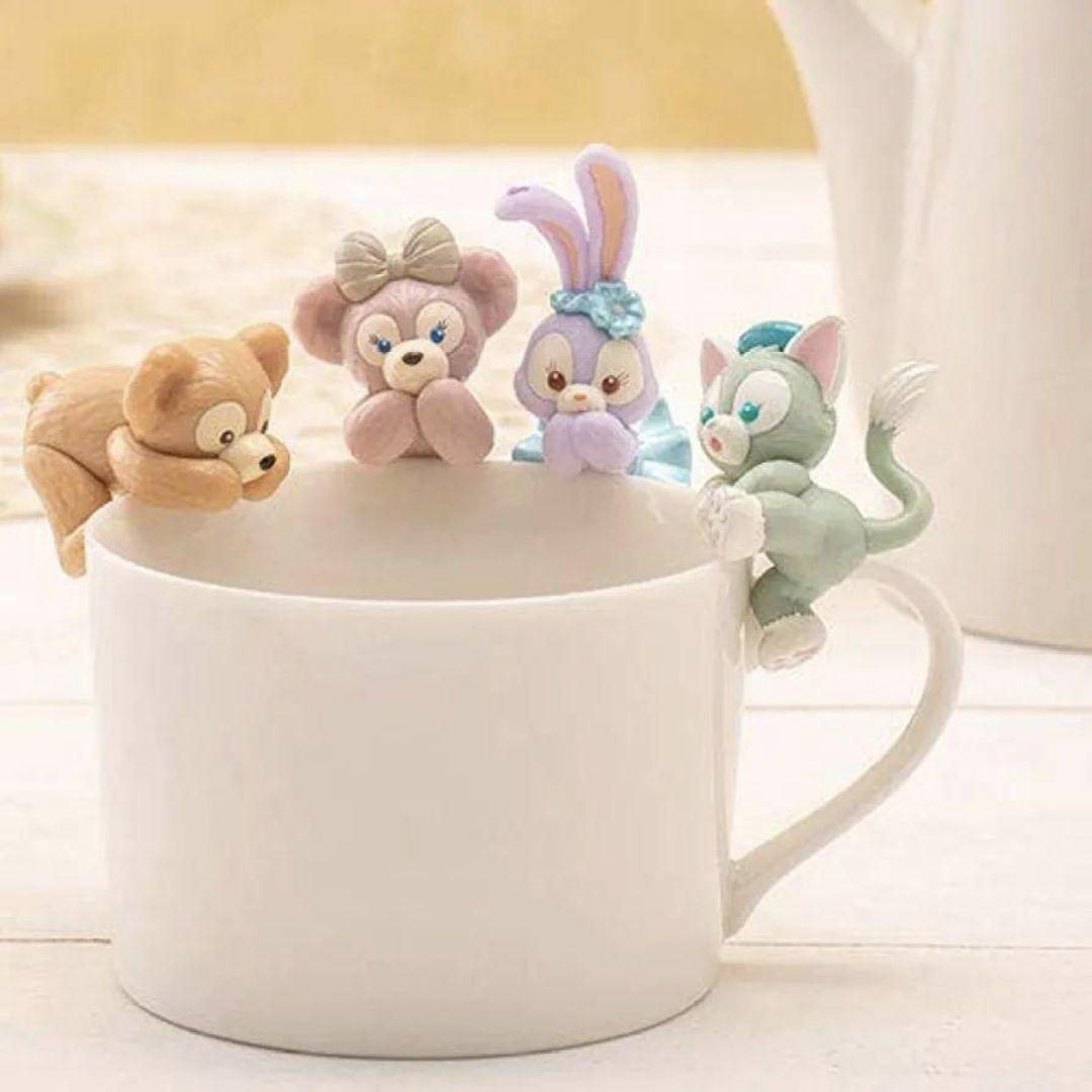 新品　ダッフィー　フレンズ　マルチホルダー　キーフック　ふち子　5種