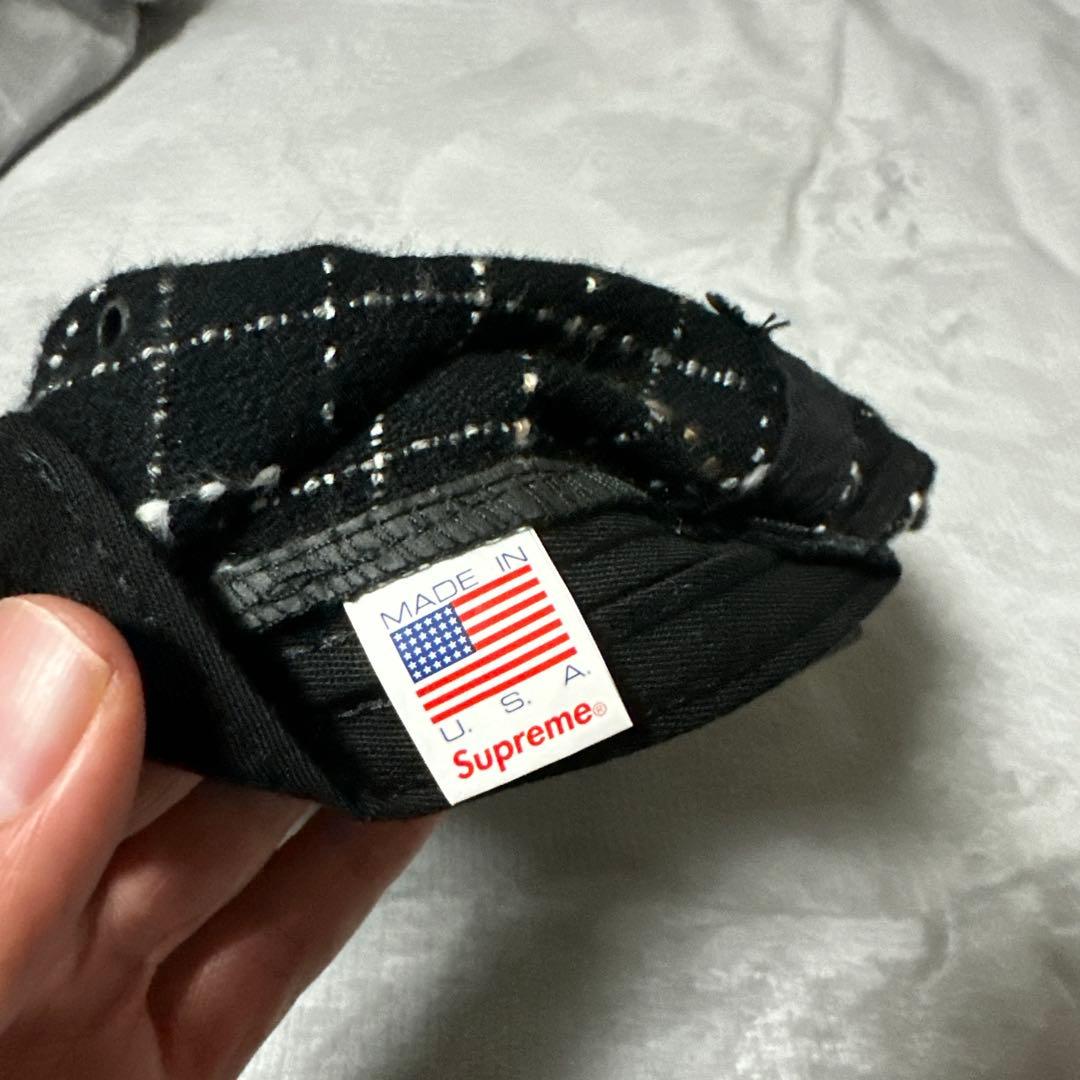 b*r様 Supreme チェック柄キャップ