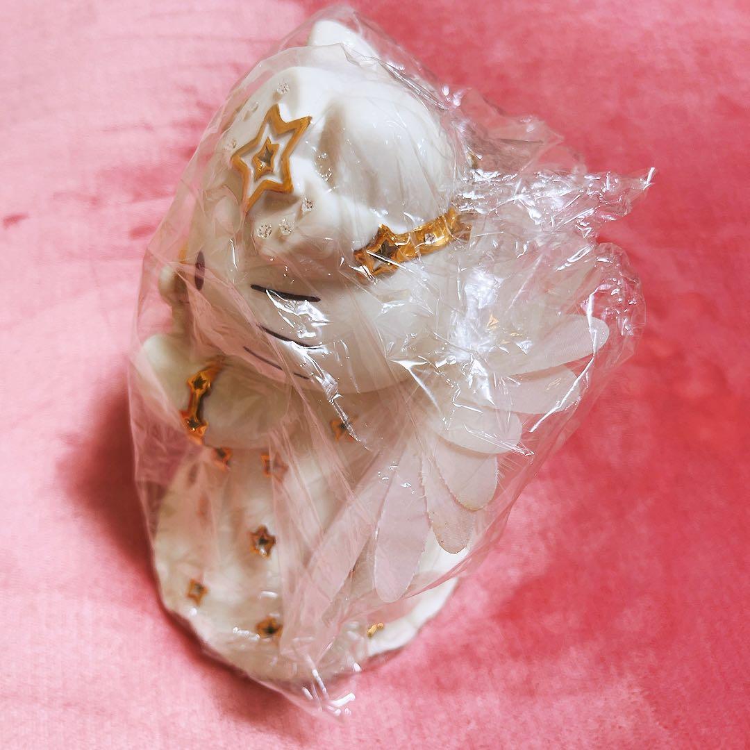 希少レア　ハローキティ　ファイバー　天使ドール　ライト　陶器　2003 サンリオ