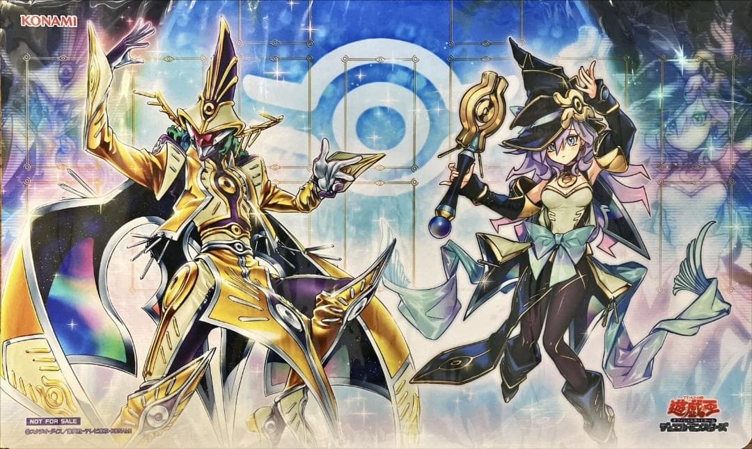 プレイマット・スリーブセット『幻惑の見習い魔術師&幻惑の魔術師(遊戯王の日)』