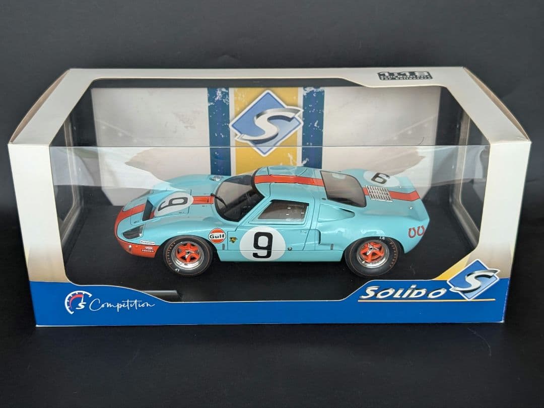 SOLIDO 1/18 フォード GT40 24H ル・マン 1968 ガルフ