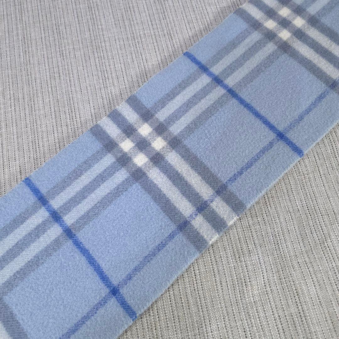 BURBERRY　バーバリー　ロンドン　カシミヤ混　マフラー　ノバチェック