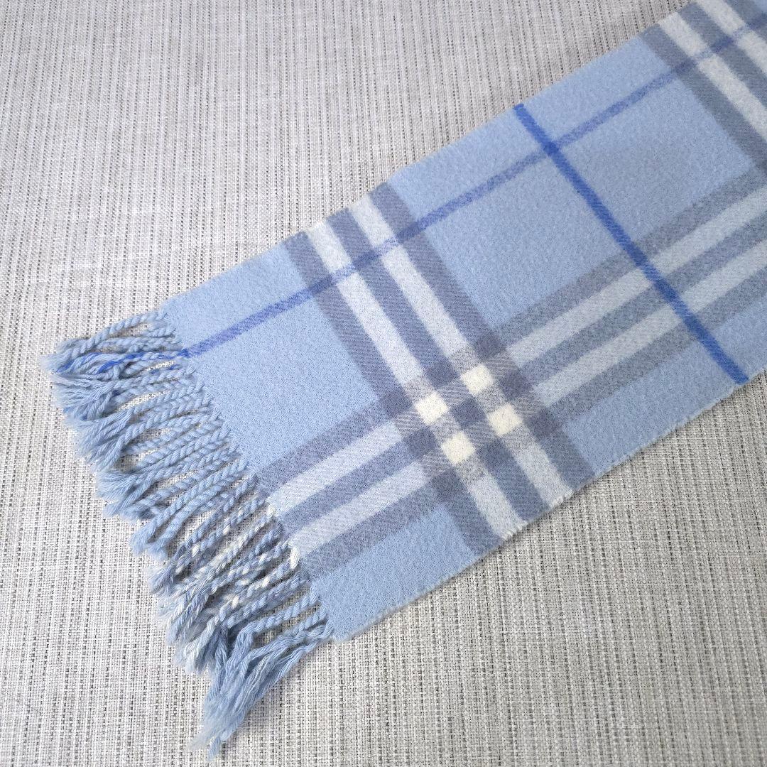 BURBERRY　バーバリー　ロンドン　カシミヤ混　マフラー　ノバチェック