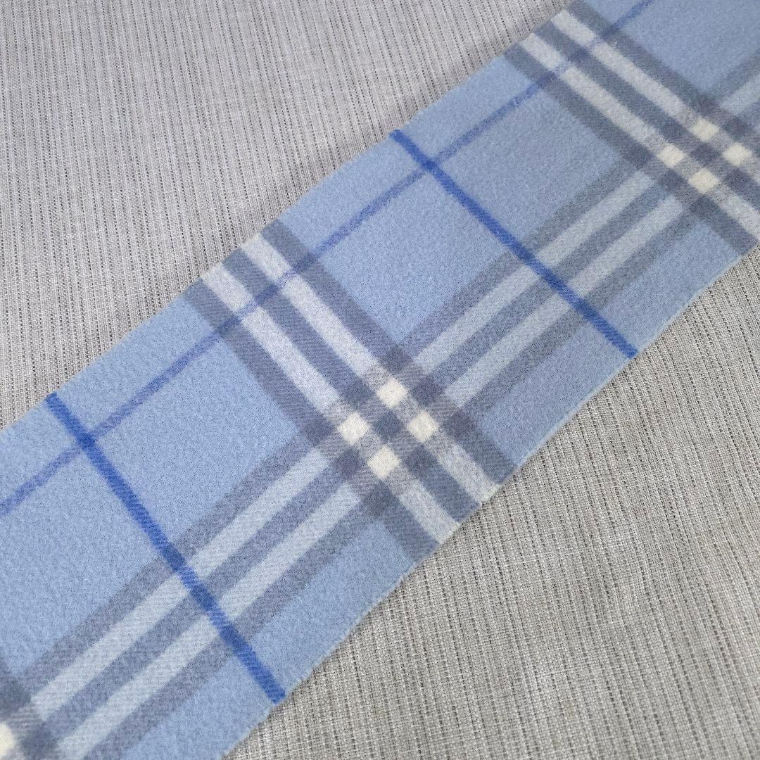 BURBERRY　バーバリー　ロンドン　カシミヤ混　マフラー　ノバチェック