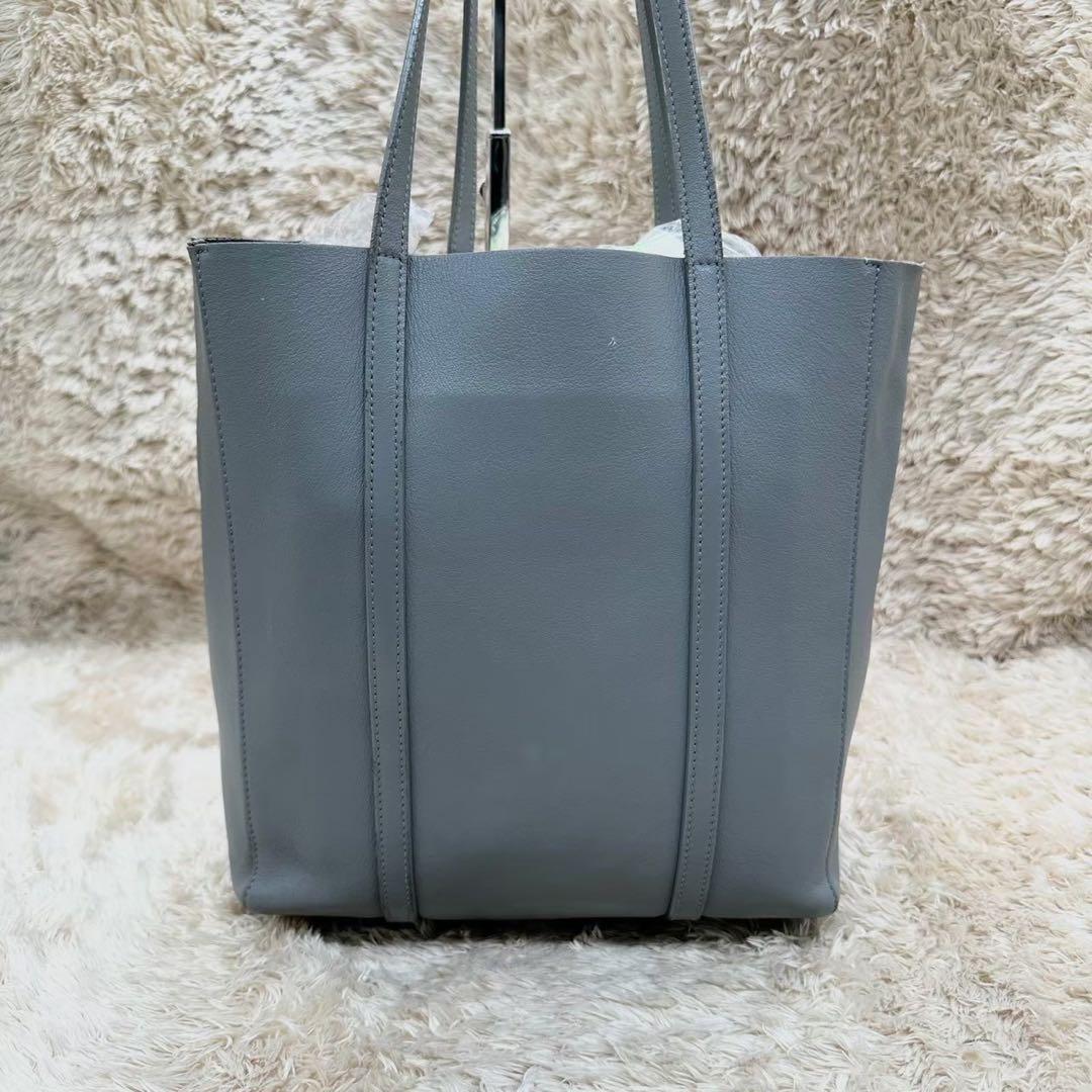 【美品】バレンシアガ トートバッグ ショルダーバッグ グレー エブリデイ