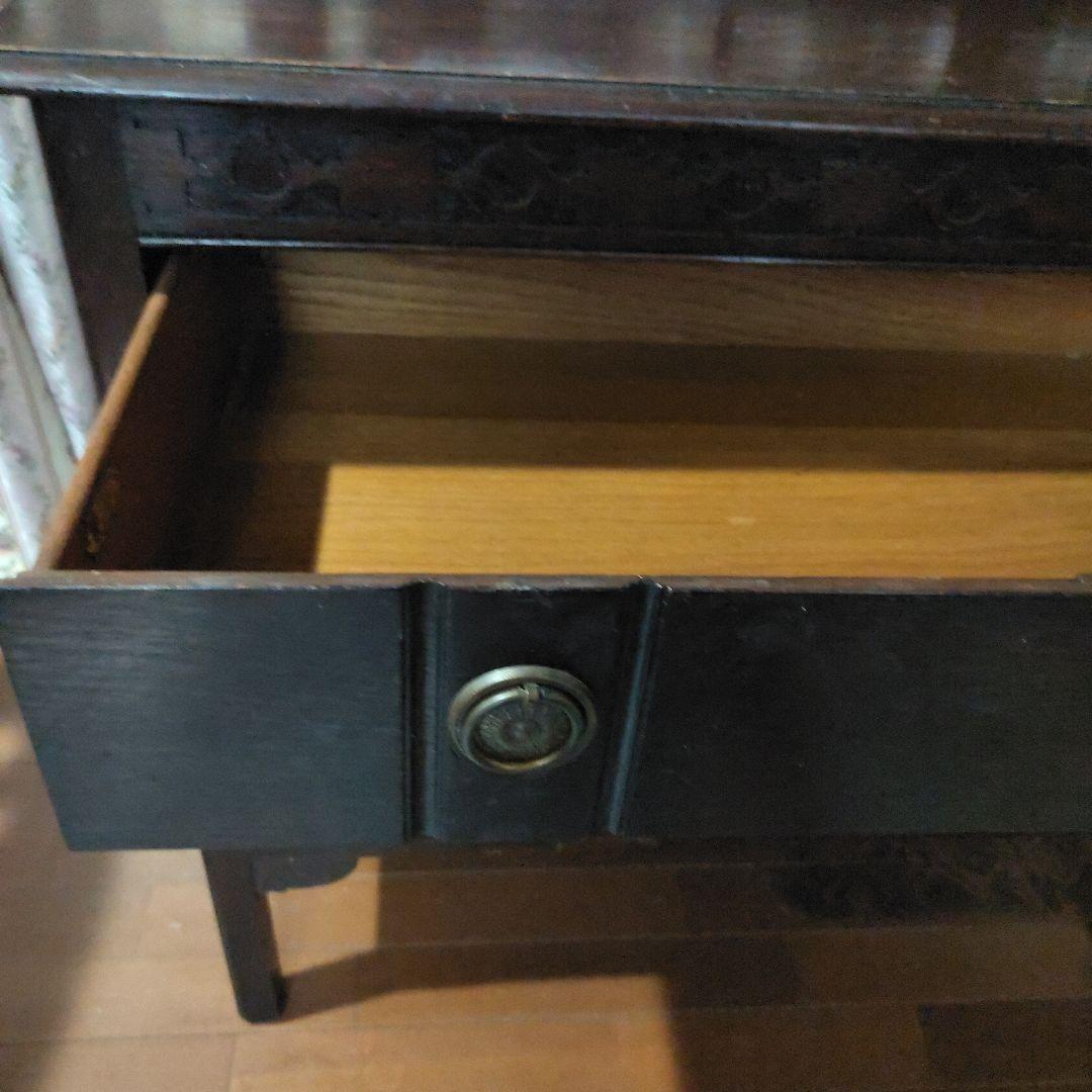アンティーク風　鏡台　ドレッサー　収納箪笥