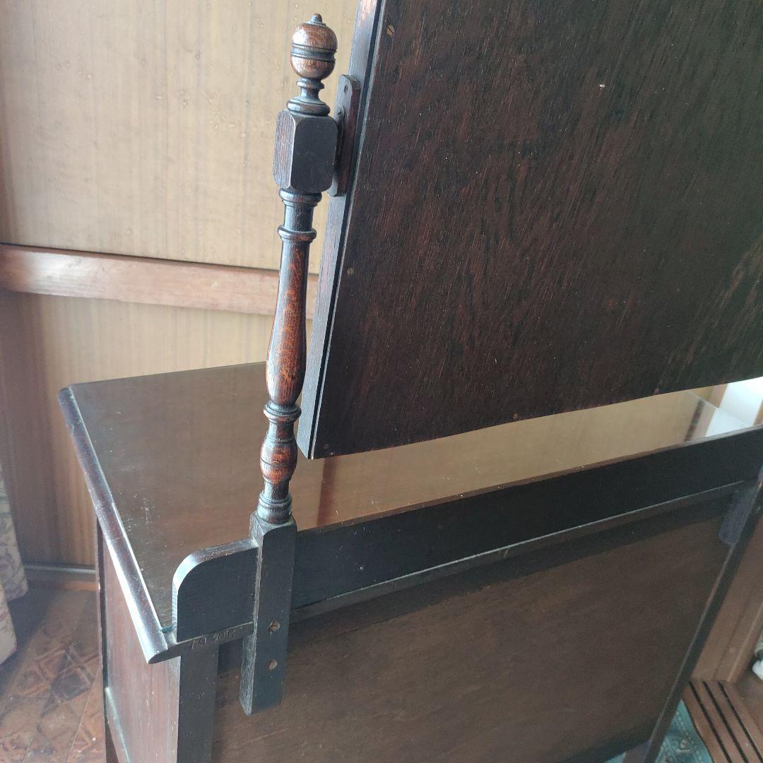 アンティーク風　鏡台　ドレッサー　収納箪笥