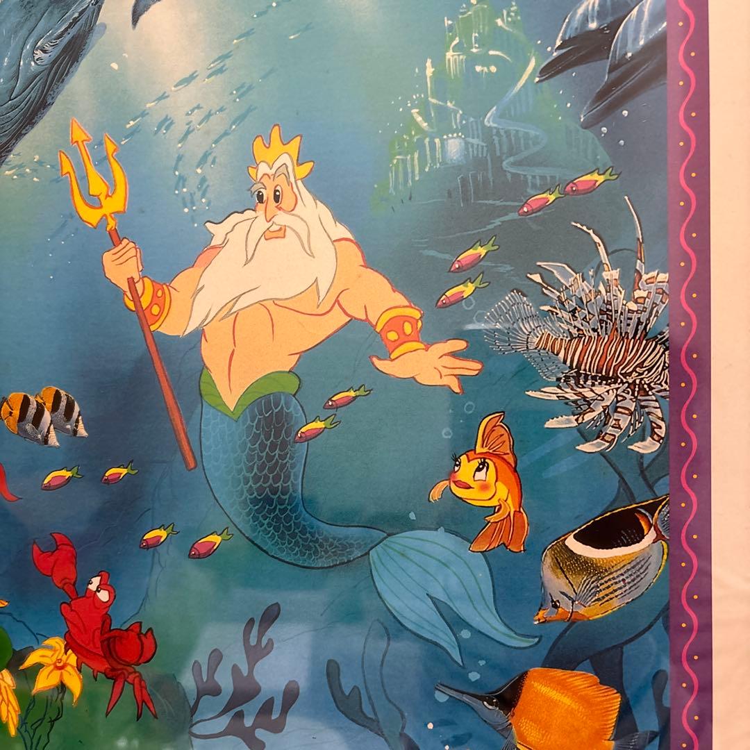 ラッセン　ディズニー　コラボ　UNDER THE SEA ポスター　額装品