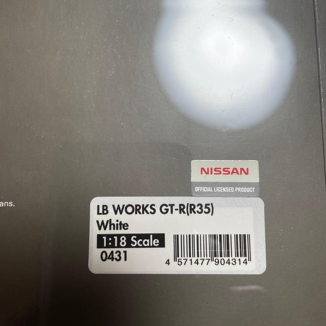 イグニッションモデル　1/18 LB WORKS GT-R R35