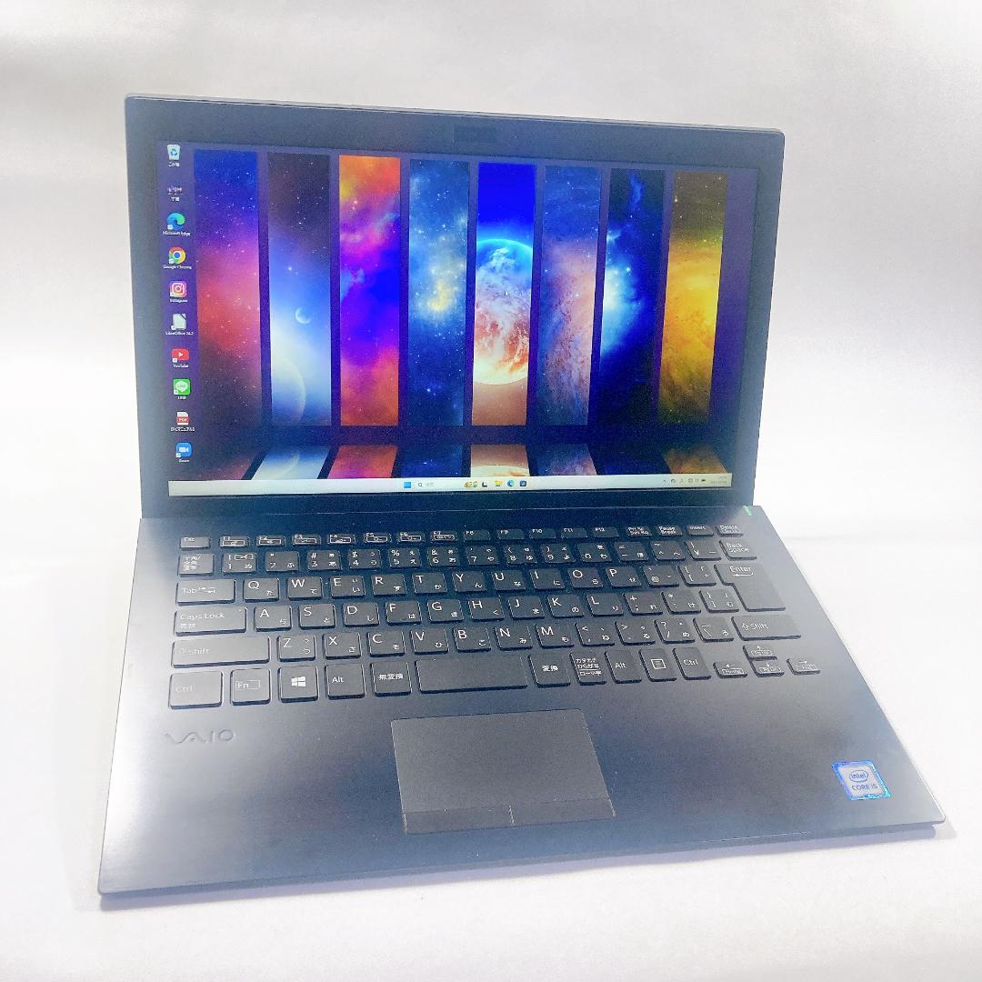 w74✨Core i5/VAIO/第8世代/Office付✨すぐ使えるノートPC