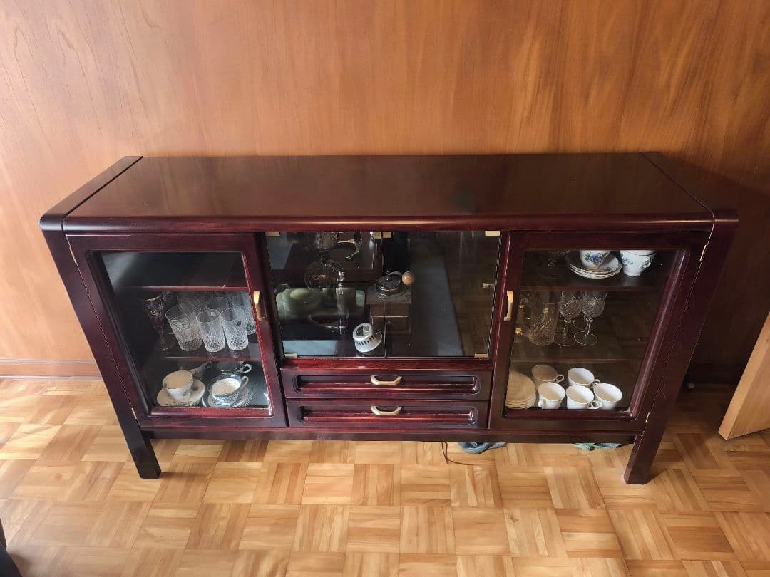 カリモク家具 キャビネット サイドボード【引取り可】【自家配送】奈良 生駒