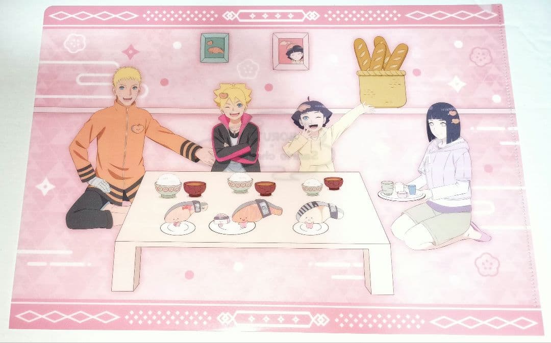 NARUTO ナルト ヒナタ ボルト ヒマワリ クリアファイル サンリオ