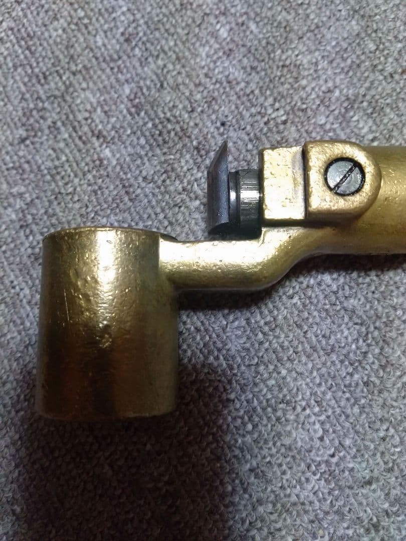 鉄道部品　ブレーキハンドル　グリップ無し　日本エアブレーキ　電車　気動車