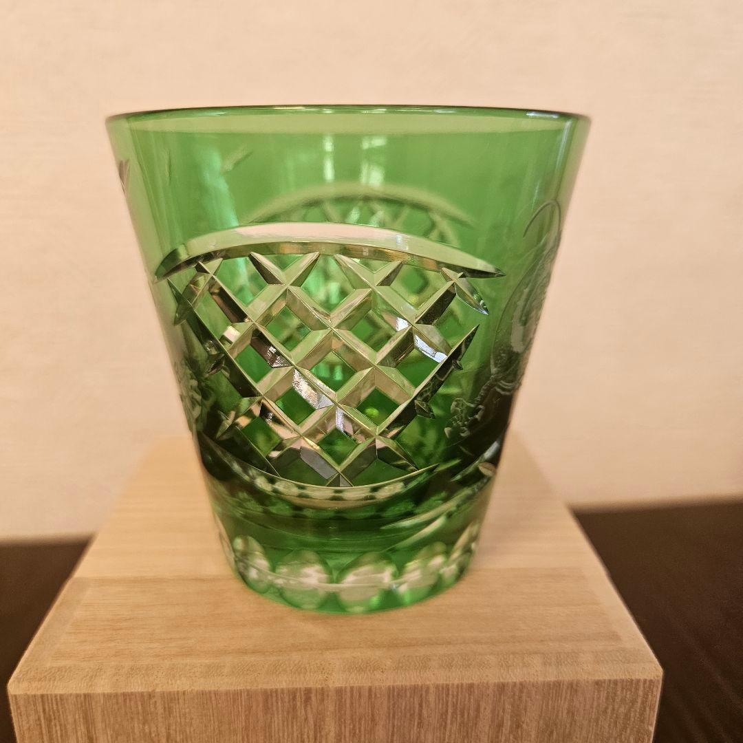 藤*村様 未使用 レア ドラゴンボール 切子 グラス 江戸切子 孫悟空 ピッコロ