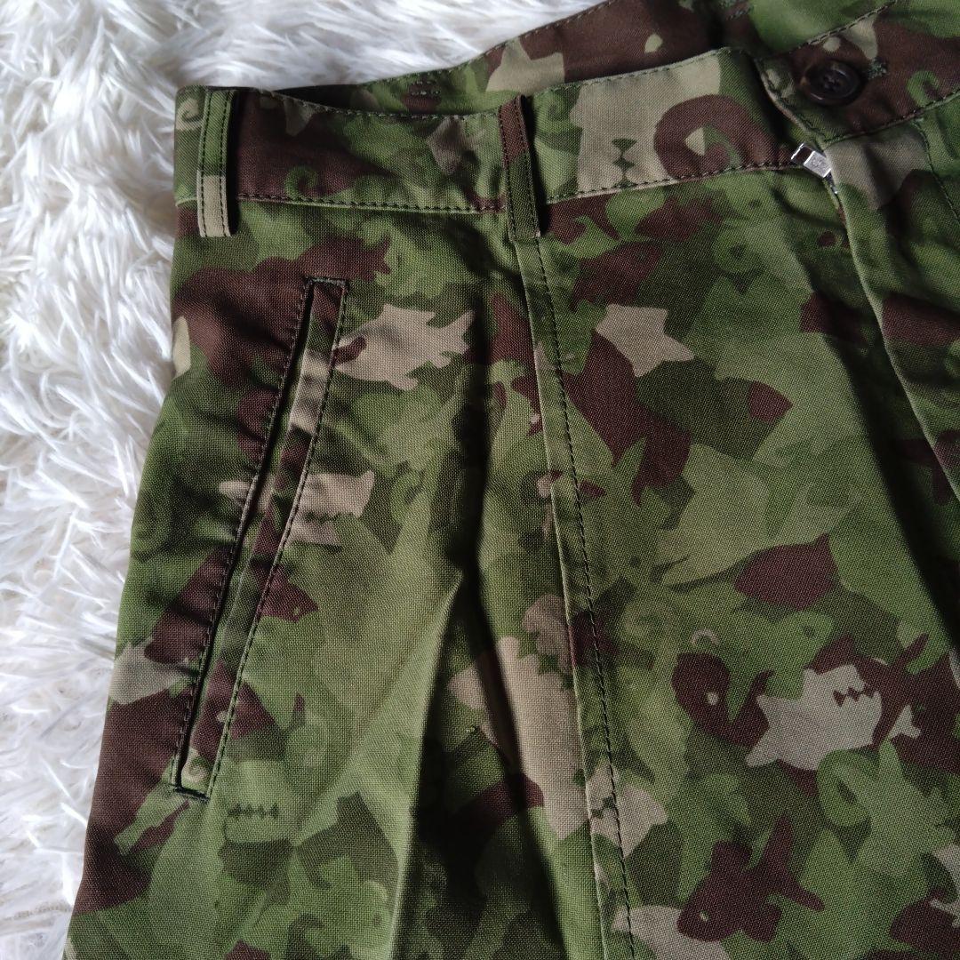 ブラックコムデギャルソン 　サルエルパンツ 動物迷彩