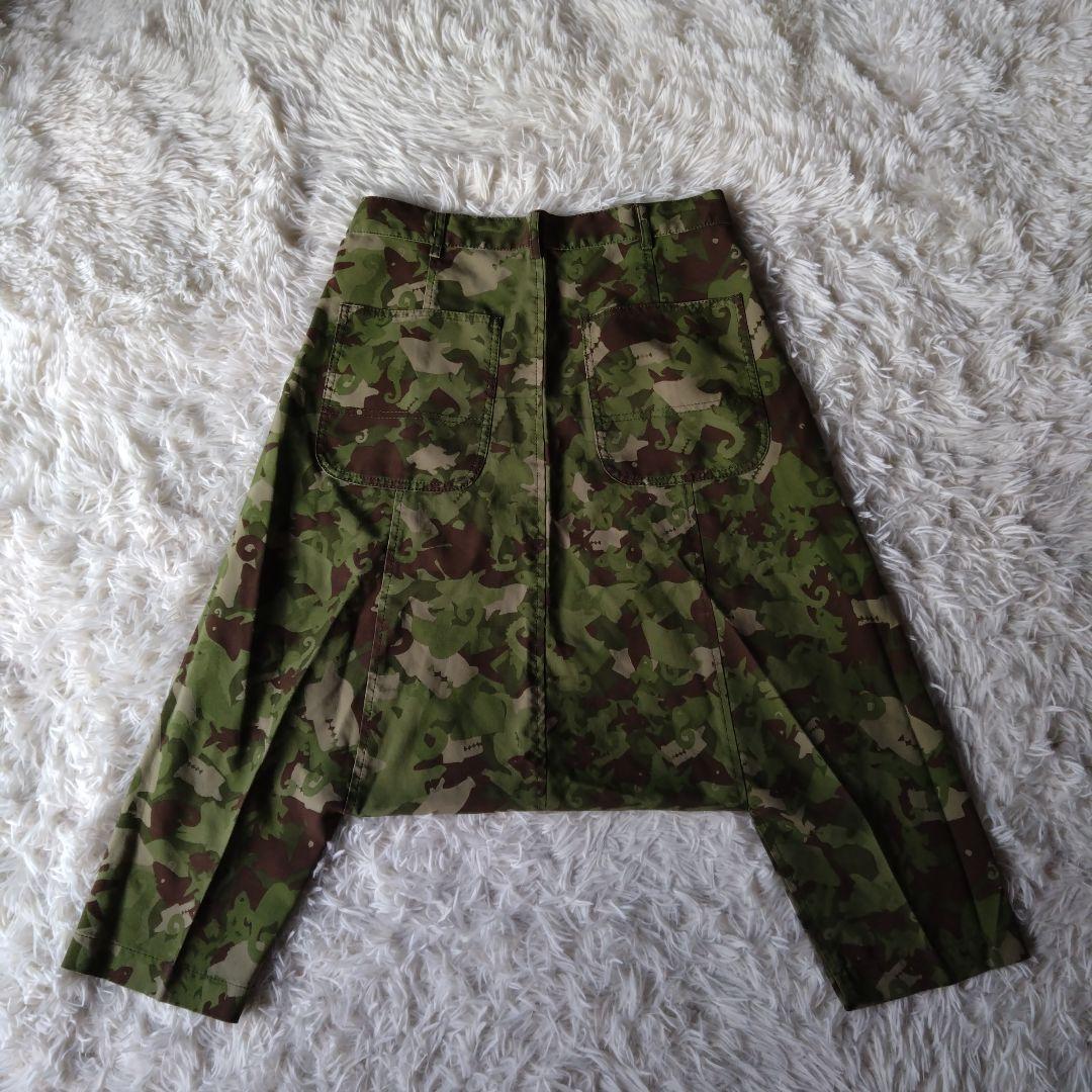 ブラックコムデギャルソン 　サルエルパンツ 動物迷彩