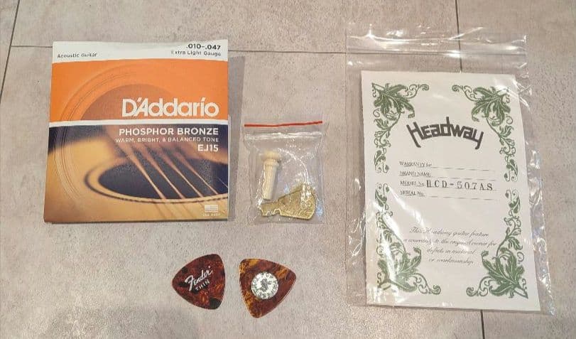 Headway HCD-507AS アコースティックギター ハードケース付き