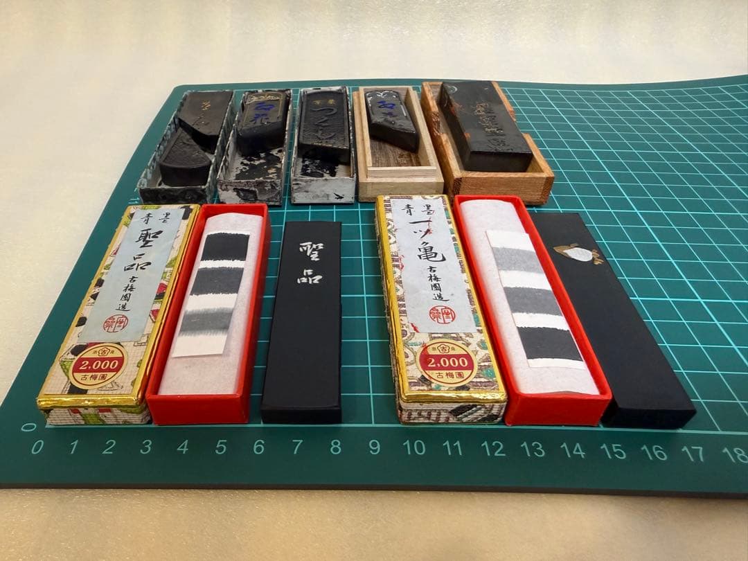 中国墨など 鉄斉翁書画宝墨 鉄斉 曹素功 美術品 上海 日本 書道 未使用＋中古