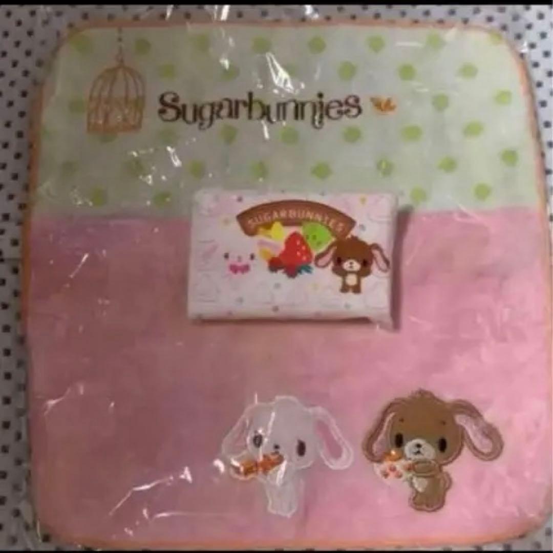 超レア　サンリオ　公式　シュガーバニーズ　手巻きオルゴール　ハンドタオル他