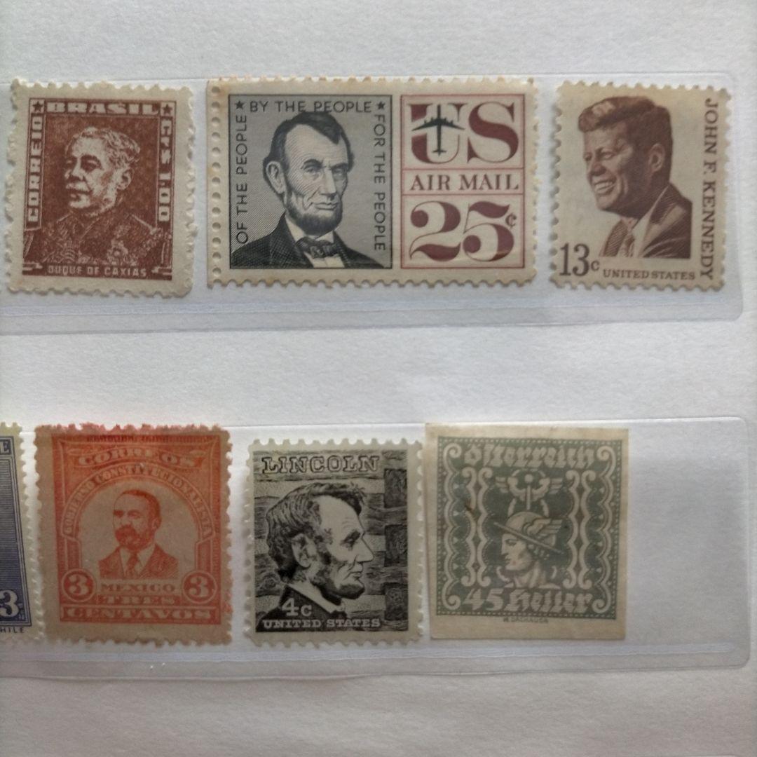 売約1351 外国切手 各国レア古切手 人物シリーズ39枚(重複あり) 未使用