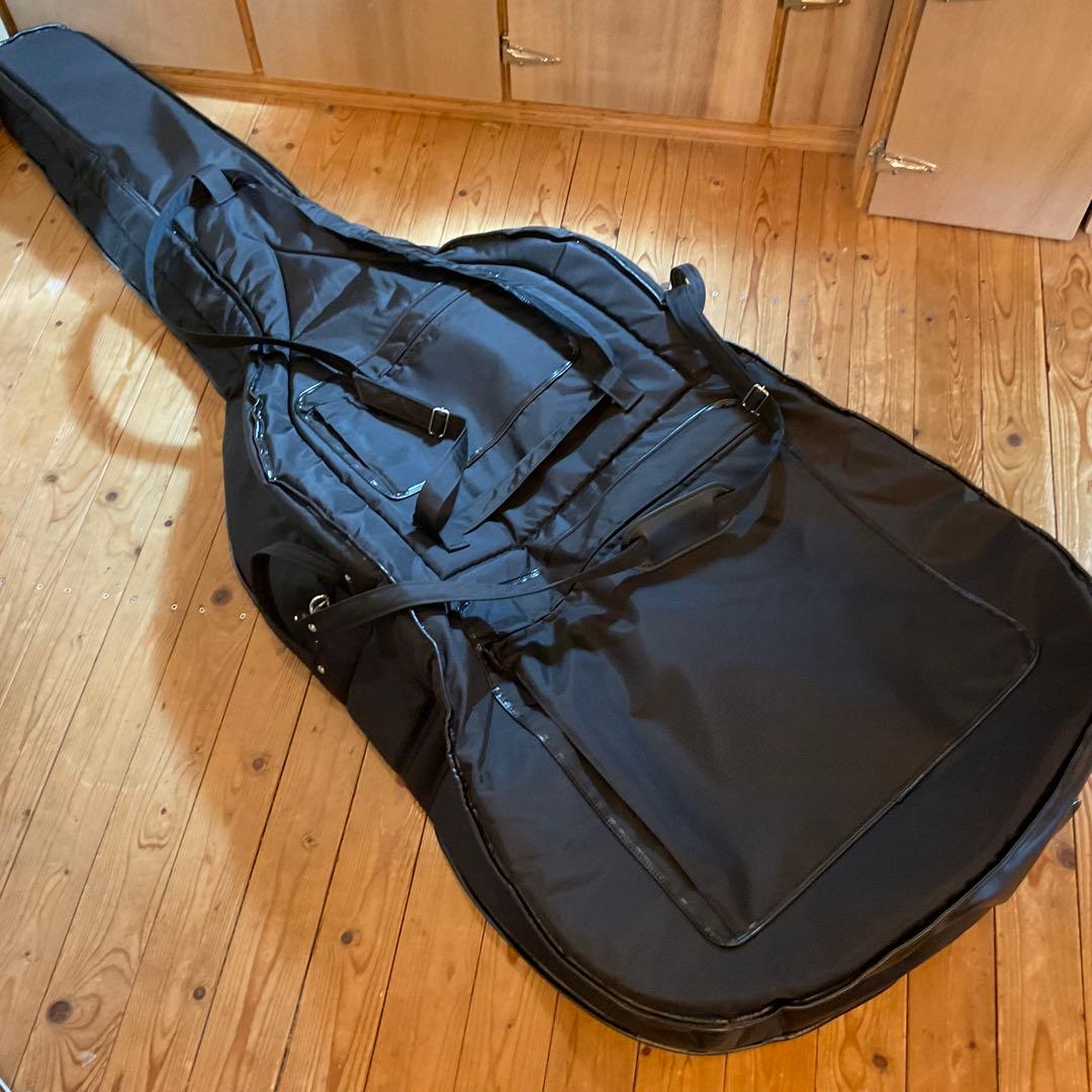 未使用品！コントラバス ケース Angelus ストラップ ソフトケース 日本製