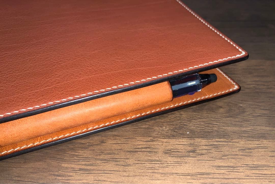 s*k様 A5 6穴バインダーシステム手帳内径19mm マルゴー ペンホルダ