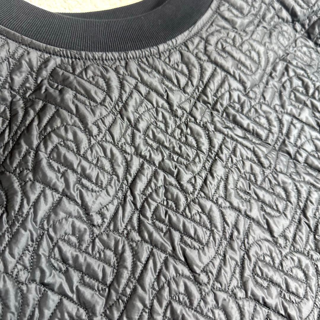 現行★美品★BURBERRY バーバリー ボンディング トレーナー Bロゴ 黒